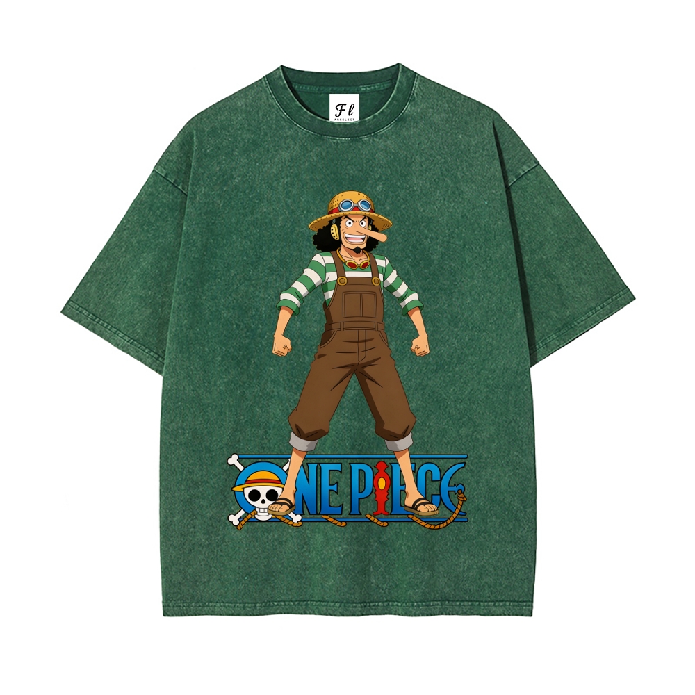 Vintage Oversized T-Shirt One Piece Usopp