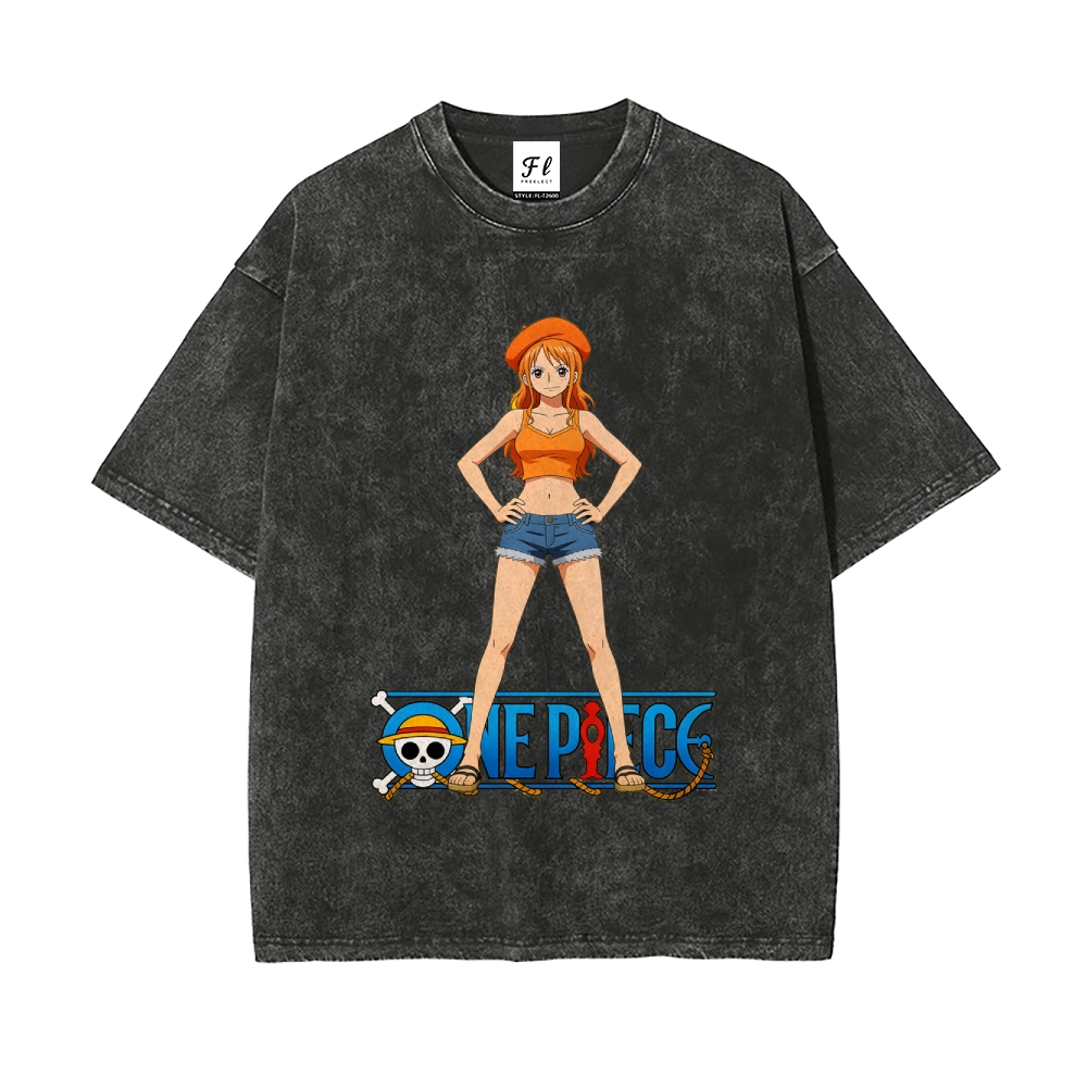 Vintage Oversized T-Shirt One Piece Nami