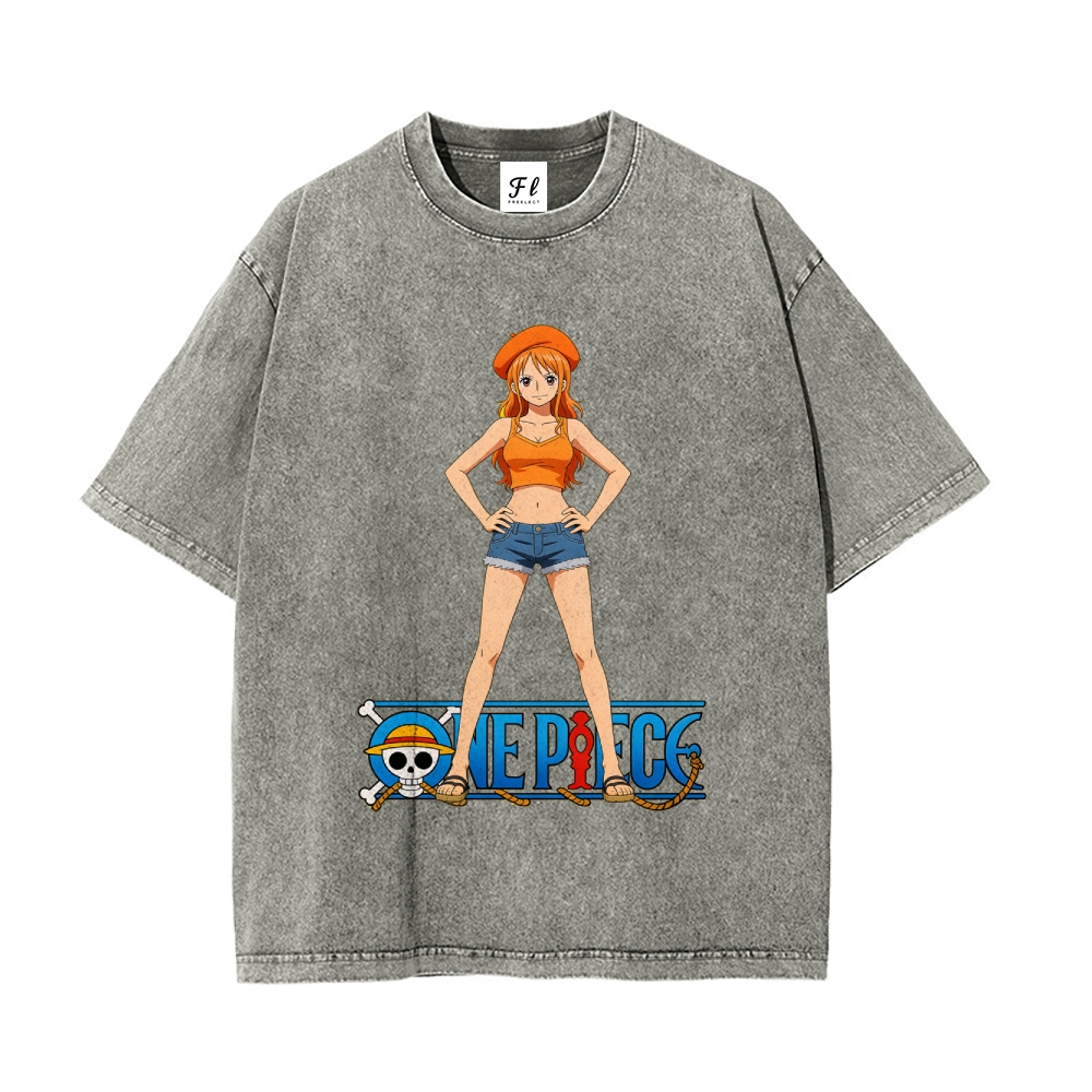 Vintage Oversized T-Shirt One Piece Nami