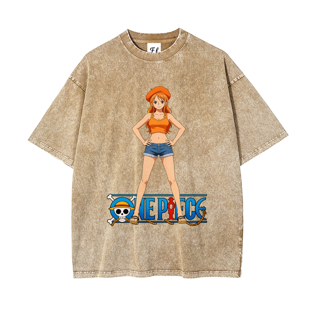 Vintage Oversized T-Shirt One Piece Nami