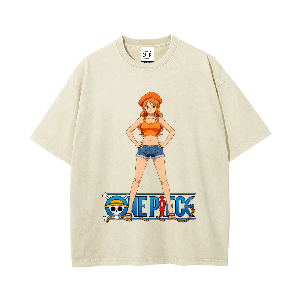Vintage Oversized T-Shirt One Piece Nami