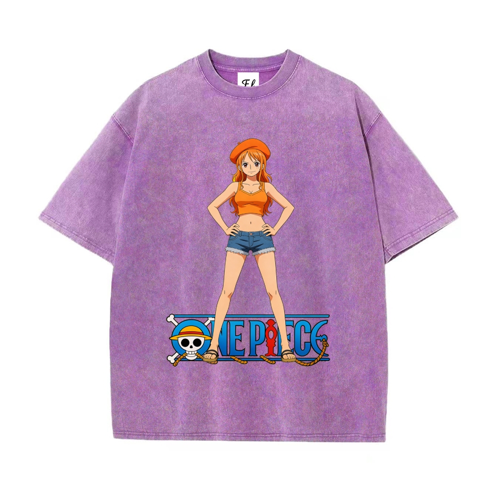 Vintage Oversized T-Shirt One Piece Nami