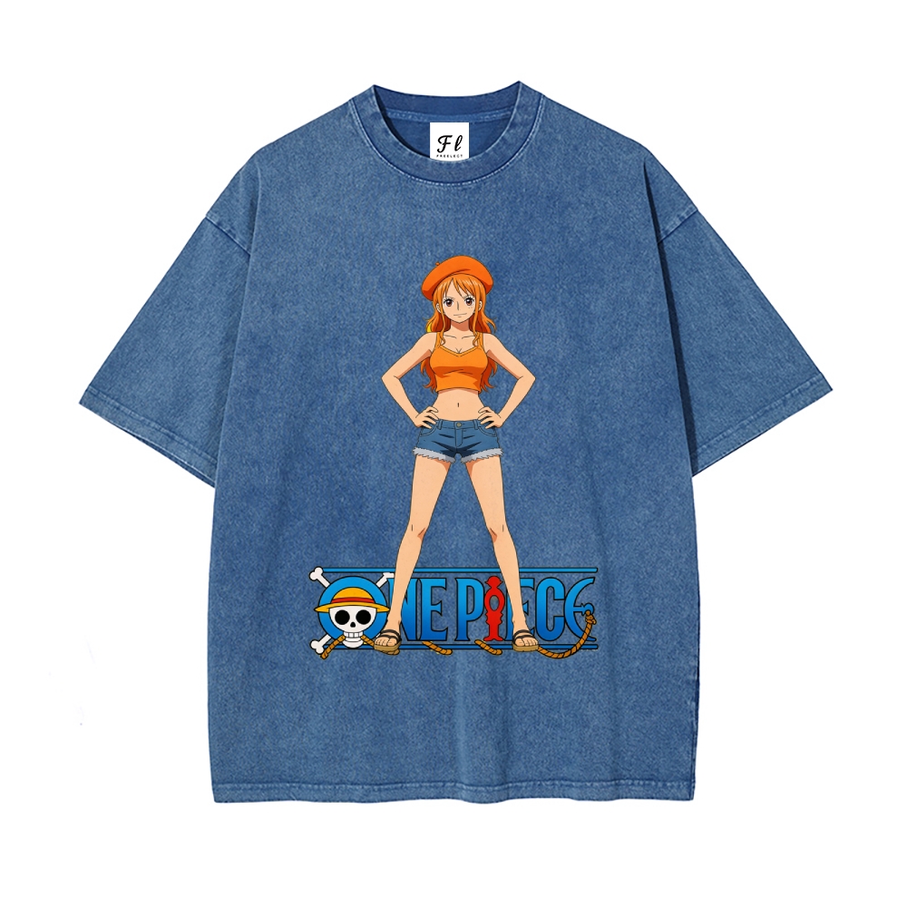 Vintage Oversized T-Shirt One Piece Nami