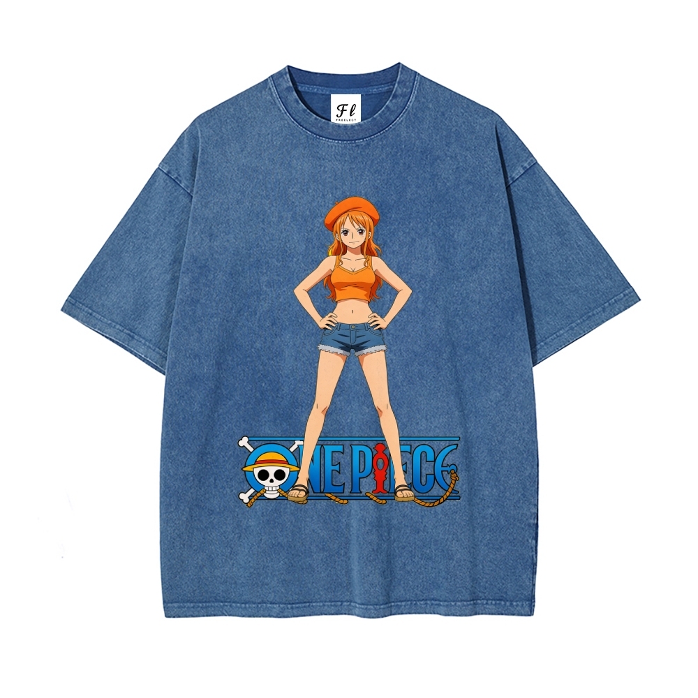Vintage Oversized T-Shirt One Piece Nami