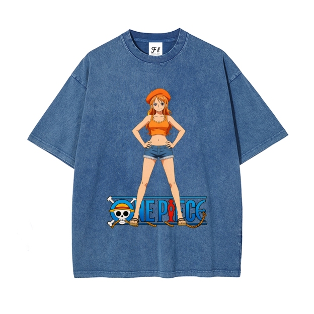 Vintage Oversized T-Shirt One Piece Nami
