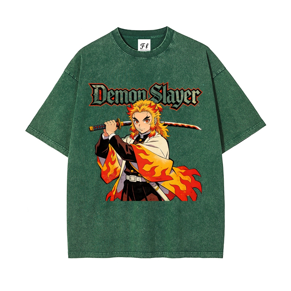Vintage Oversized T-Shirt Demon Slayer