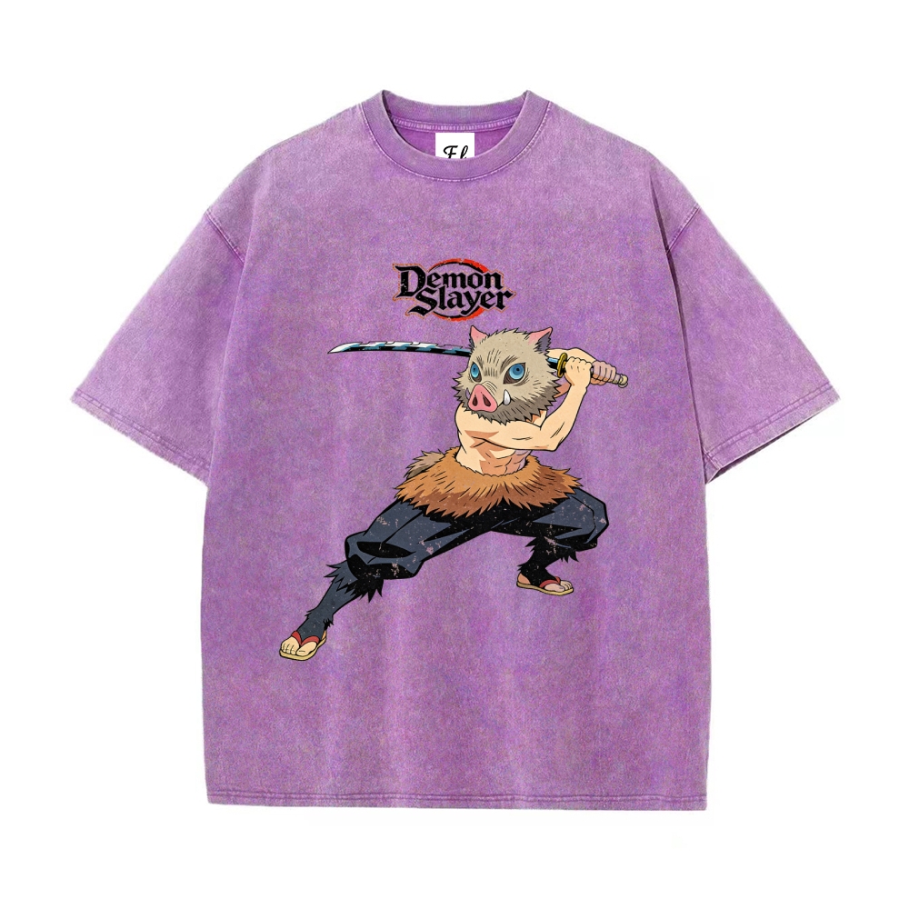 Vintage Oversized T-Shirt Demon Slayer