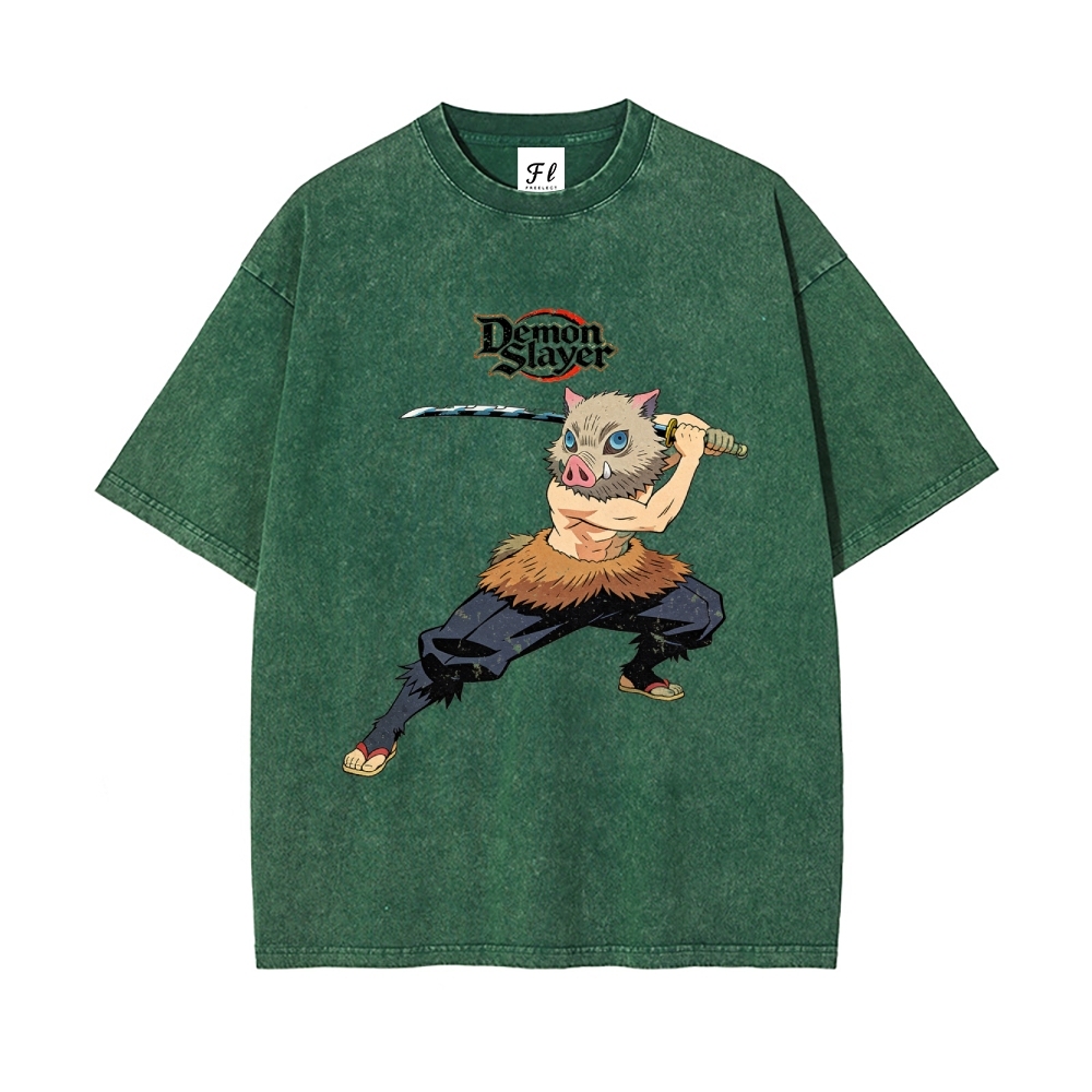 Vintage Oversized T-Shirt Demon Slayer