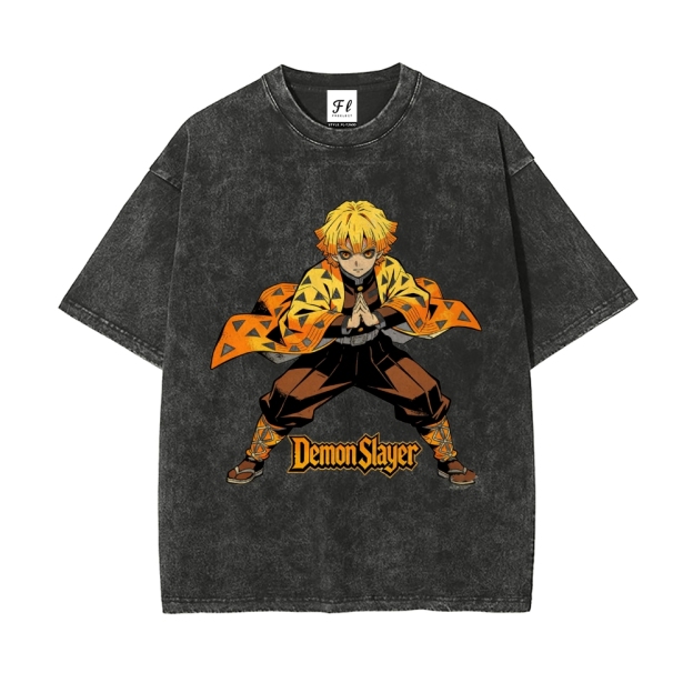 Vintage Oversized T-Shirt Demon Slayer