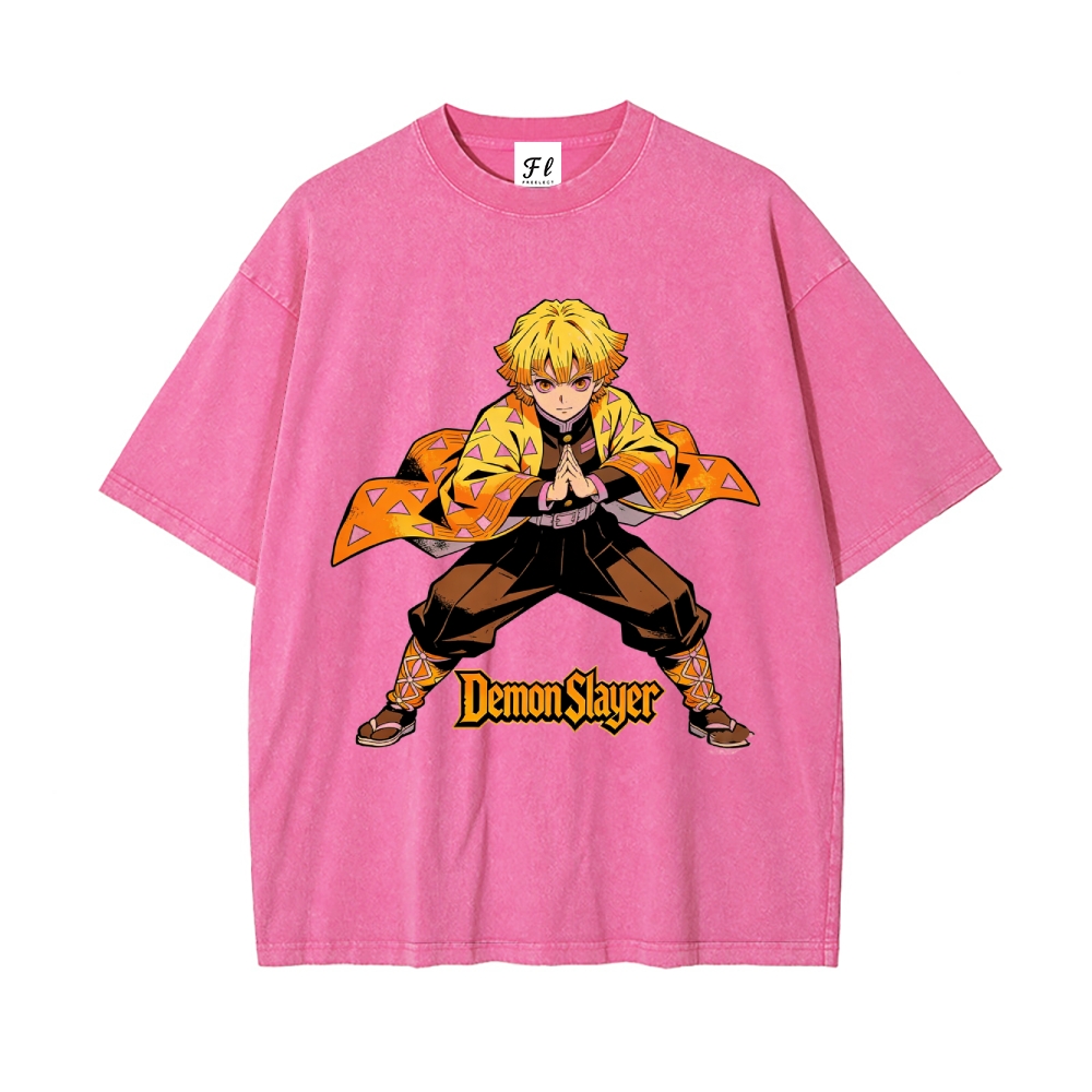 Vintage Oversized T-Shirt Demon Slayer