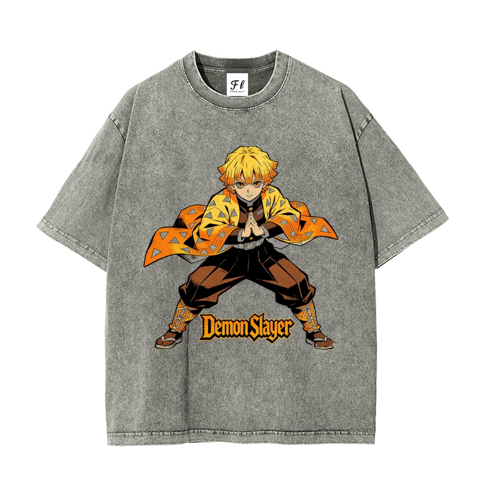 Vintage Oversized T-Shirt Demon Slayer