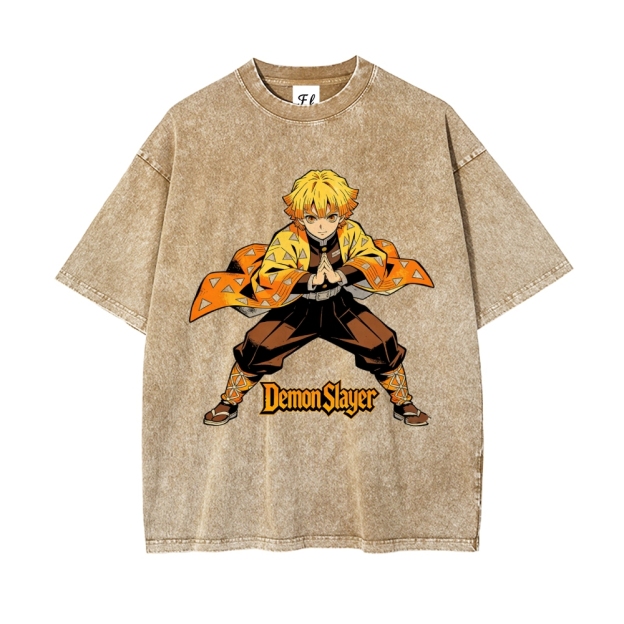 Vintage Oversized T-Shirt Demon Slayer