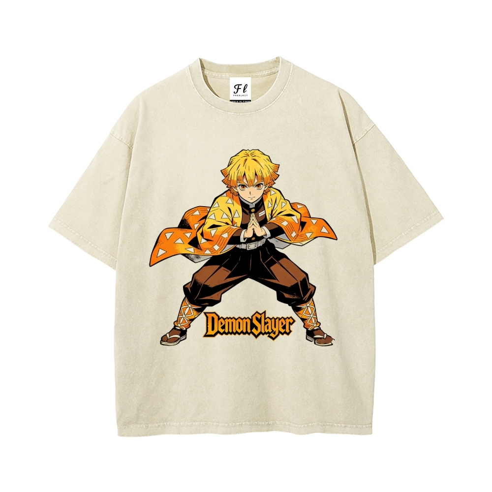 Vintage Oversized T-Shirt Demon Slayer