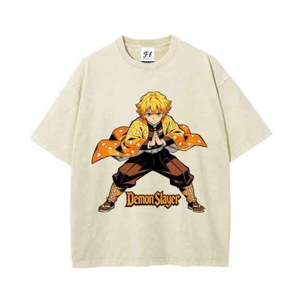 Vintage Oversized T-Shirt Demon Slayer