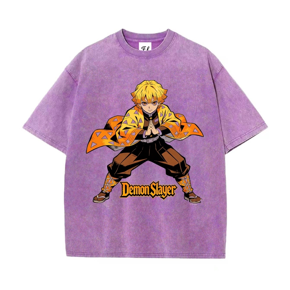 Vintage Oversized T-Shirt Demon Slayer