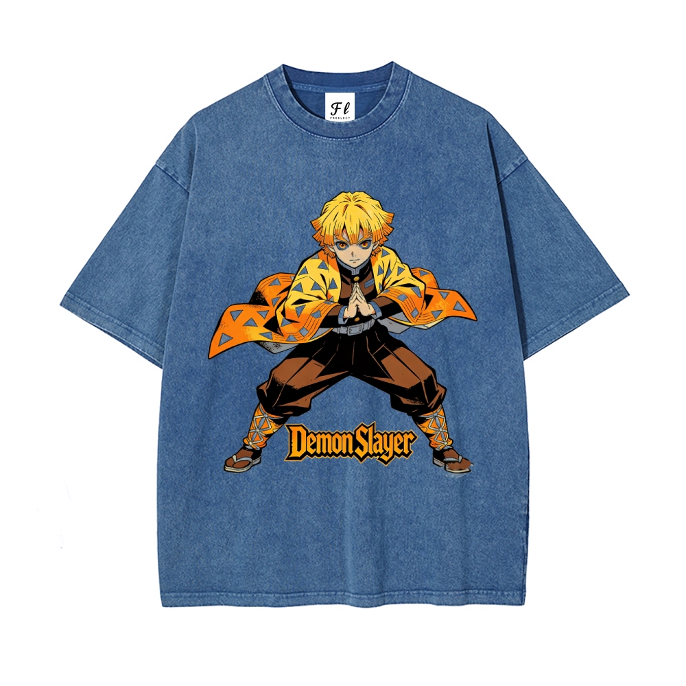 Vintage Oversized T-Shirt Demon Slayer