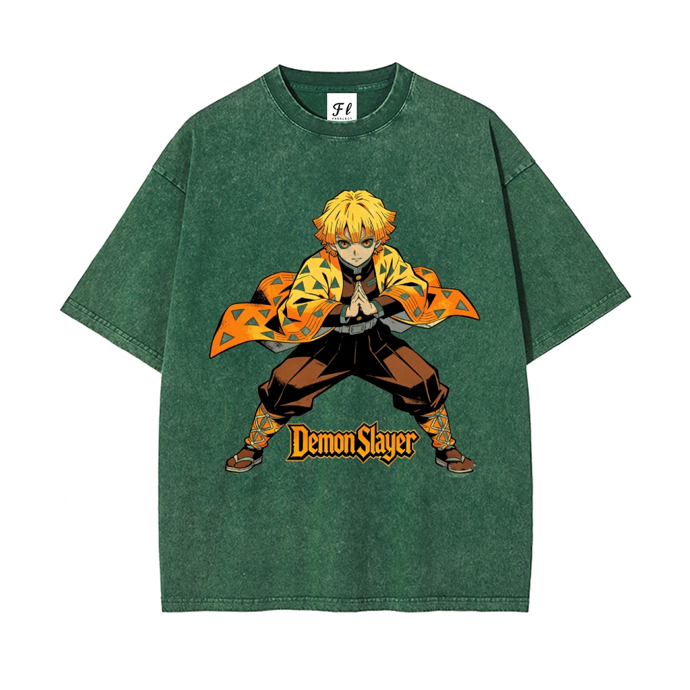 Vintage Oversized T-Shirt Demon Slayer