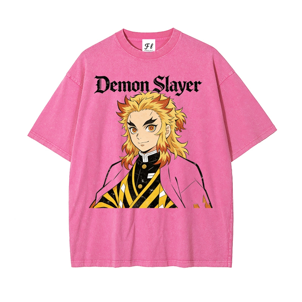 Vintage Oversized T-Shirt Demon Slayer