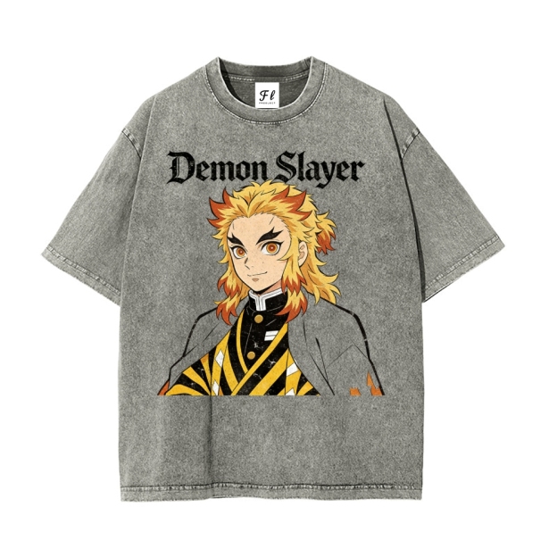 Vintage Oversized T-Shirt Demon Slayer