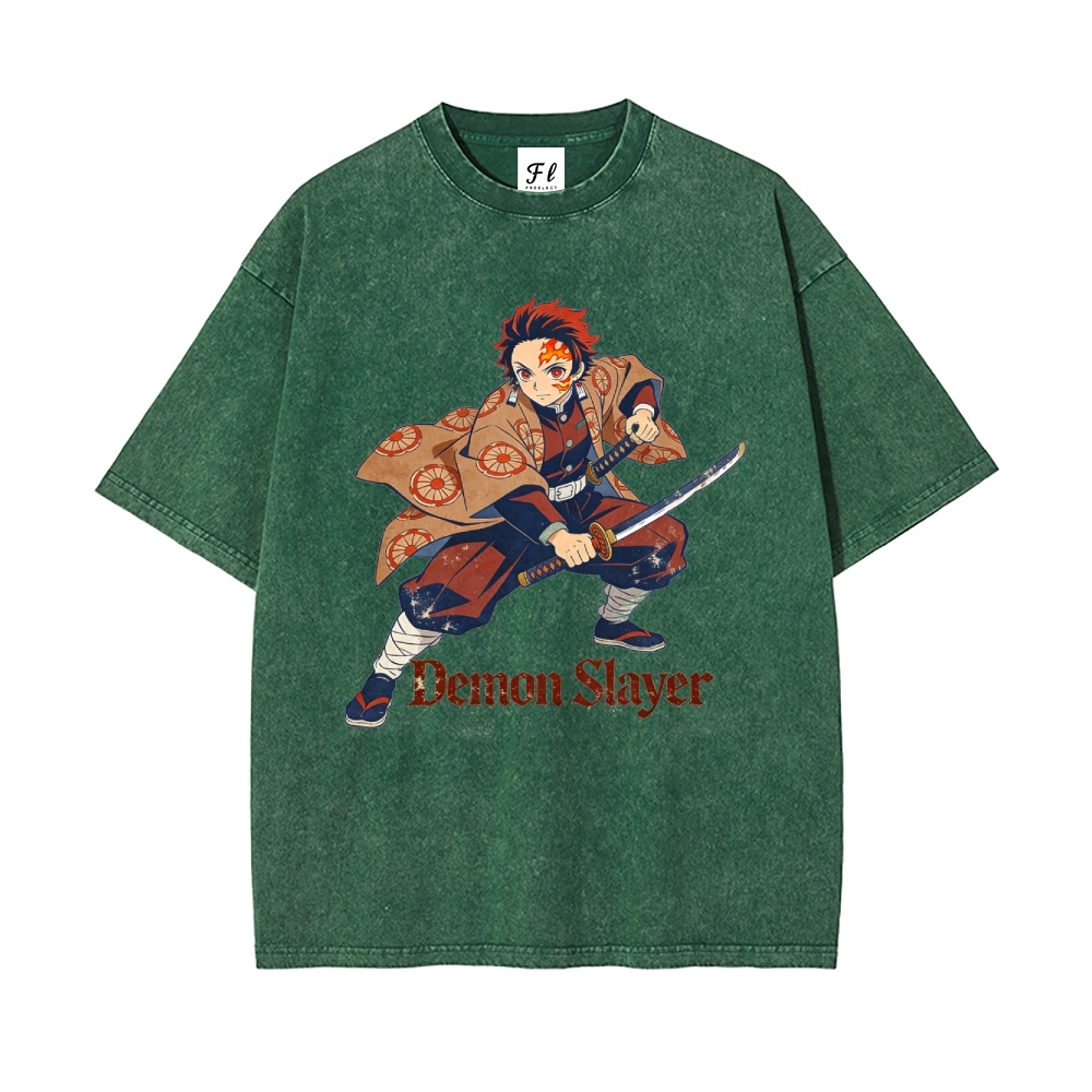 Vintage Oversized T-Shirt Demon Slayer