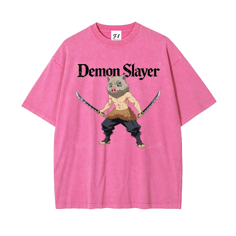 Vintage Oversized T-Shirt Demon Slayer