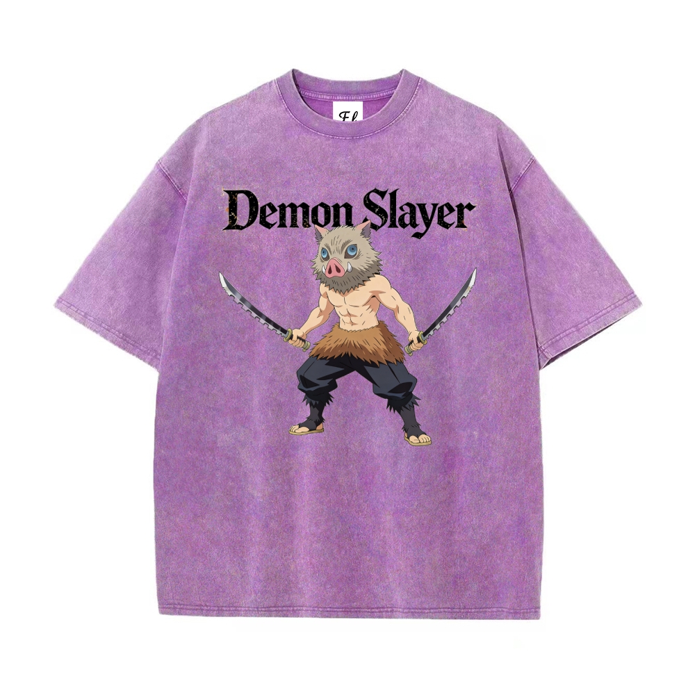 Vintage Oversized T-Shirt Demon Slayer
