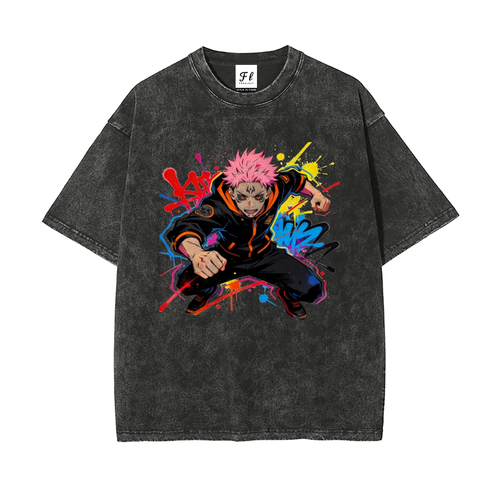 Vintage Oversized T-Shirt Demon Slayer