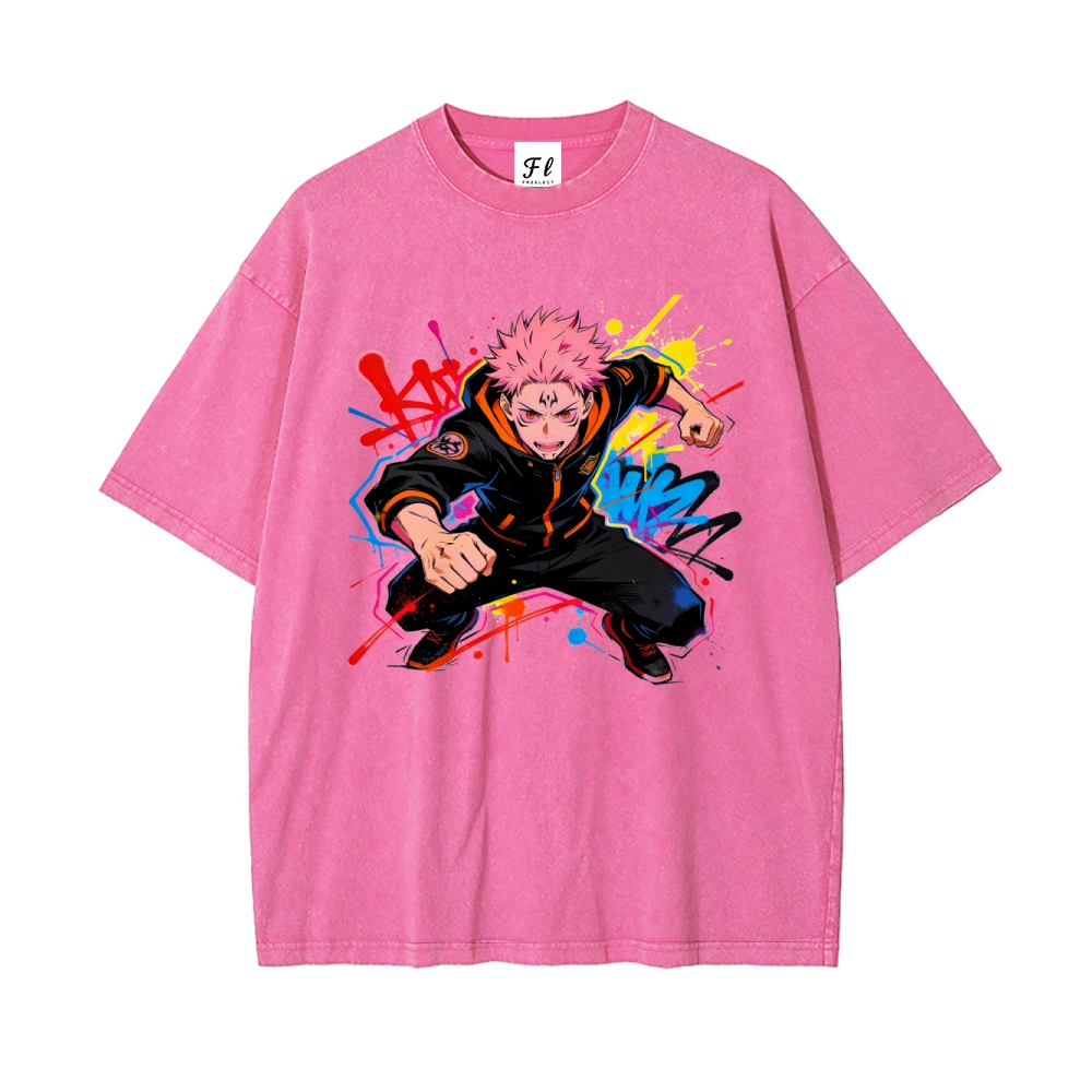 Vintage Oversized T-Shirt Demon Slayer