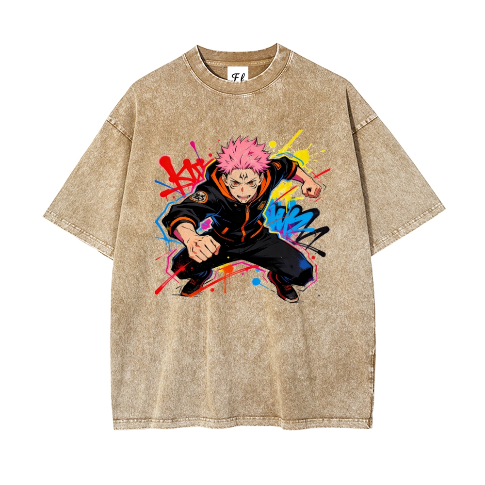 Vintage Oversized T-Shirt Demon Slayer