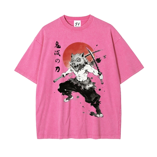 Vintage Oversized T-Shirt Demon Slayer