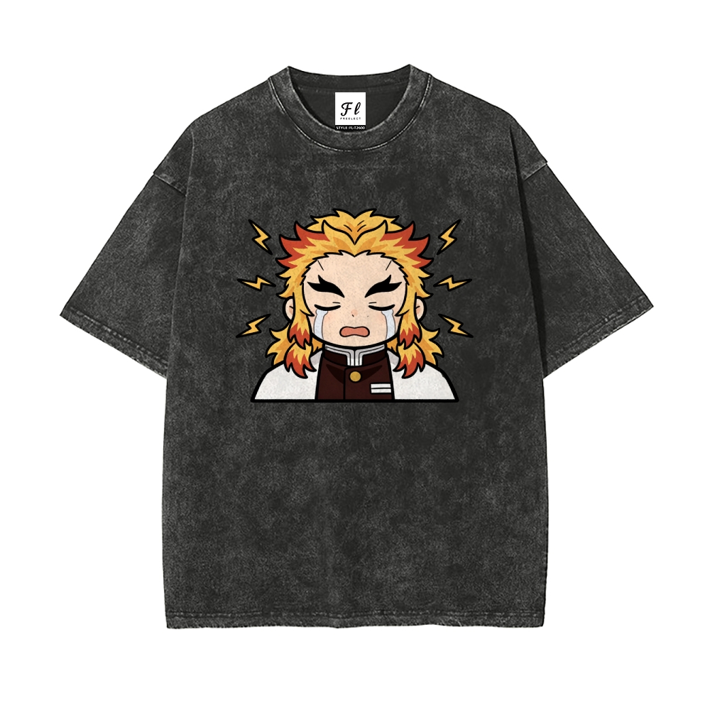 Vintage Oversized T-Shirt Demon Slayer