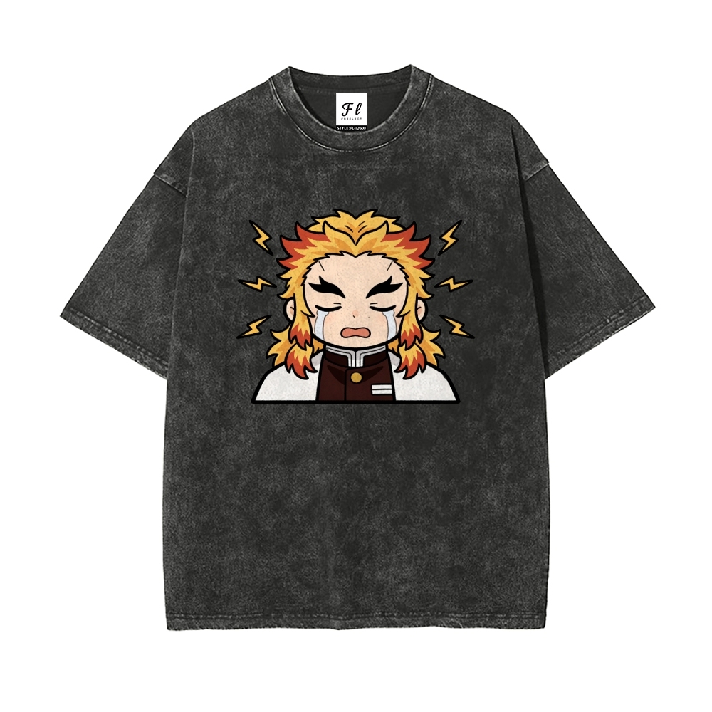 Vintage Oversized T-Shirt Demon Slayer
