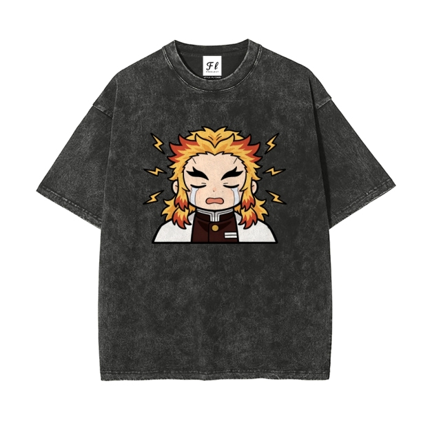Vintage Oversized T-Shirt Demon Slayer
