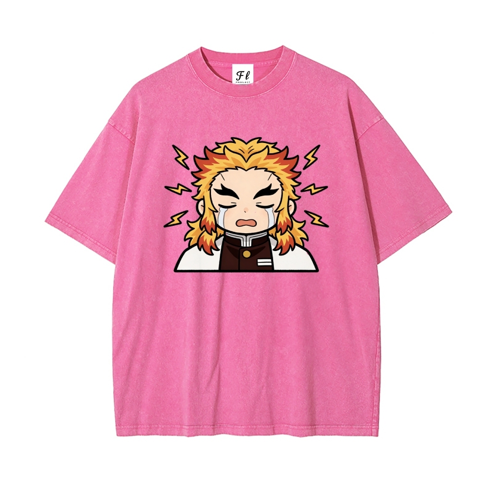 Vintage Oversized T-Shirt Demon Slayer