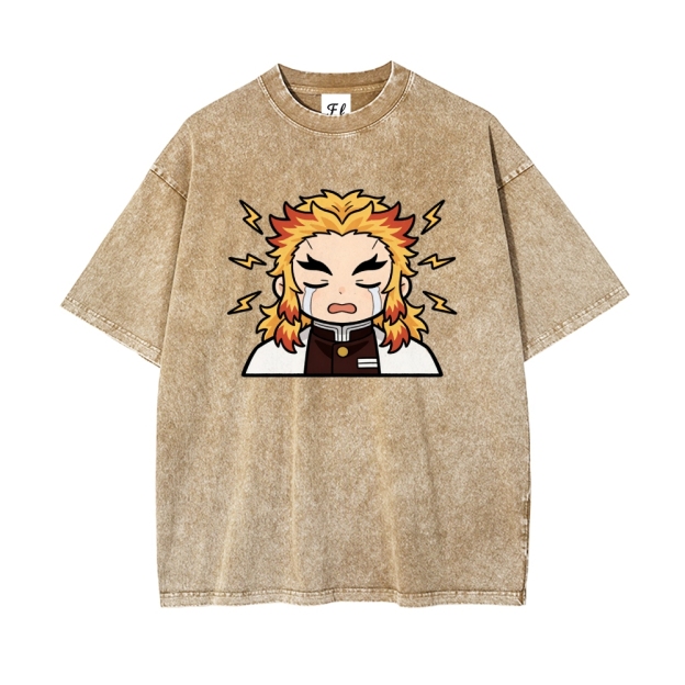 Vintage Oversized T-Shirt Demon Slayer