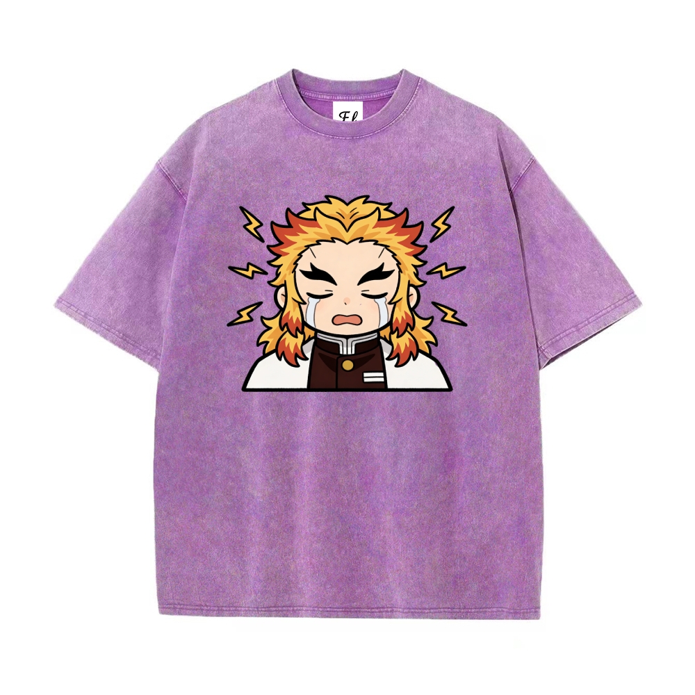 Vintage Oversized T-Shirt Demon Slayer