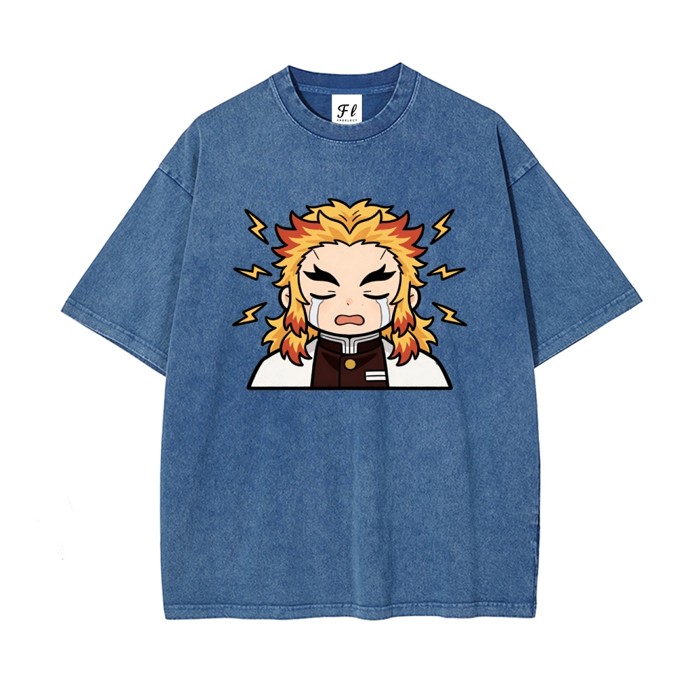 Vintage Oversized T-Shirt Demon Slayer