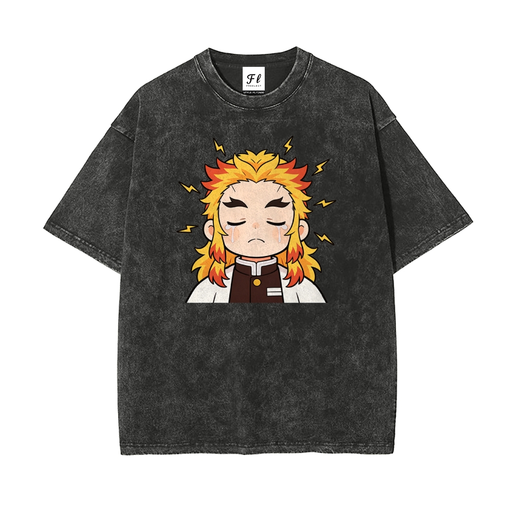 Vintage Oversized T-Shirt Demon Slayer