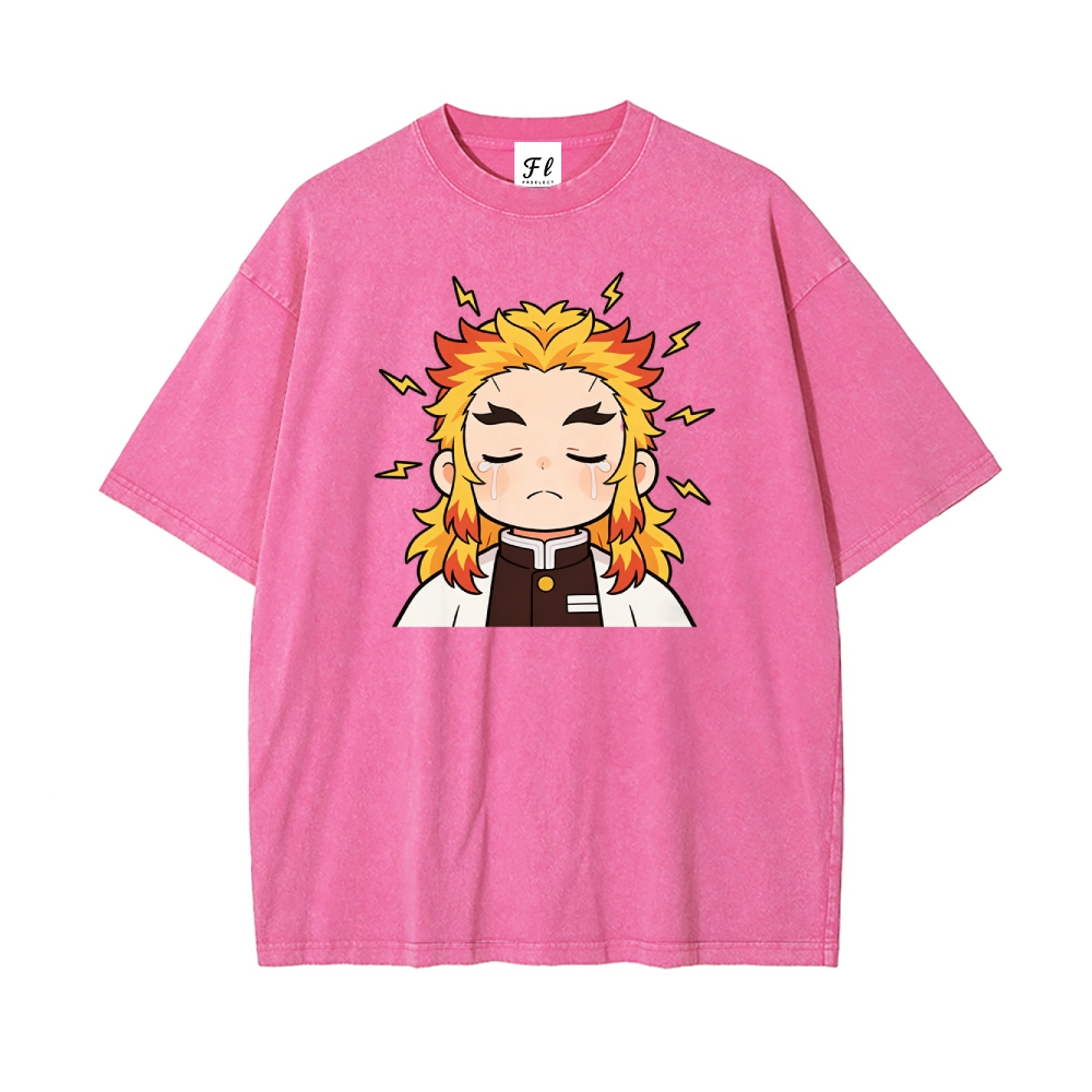 Vintage Oversized T-Shirt Demon Slayer