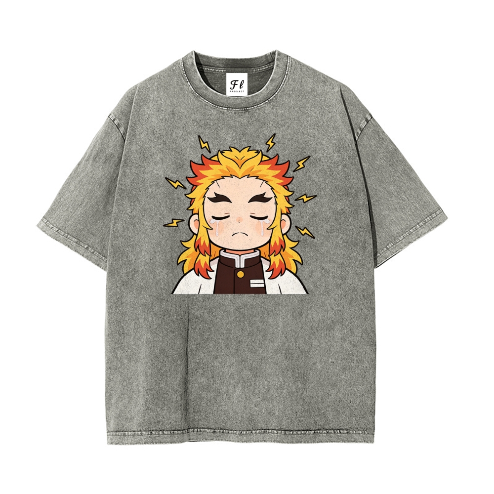 Vintage Oversized T-Shirt Demon Slayer