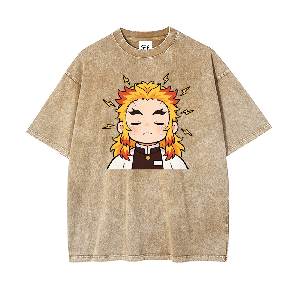 Vintage Oversized T-Shirt Demon Slayer
