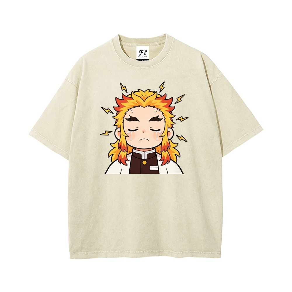 Vintage Oversized T-Shirt Demon Slayer