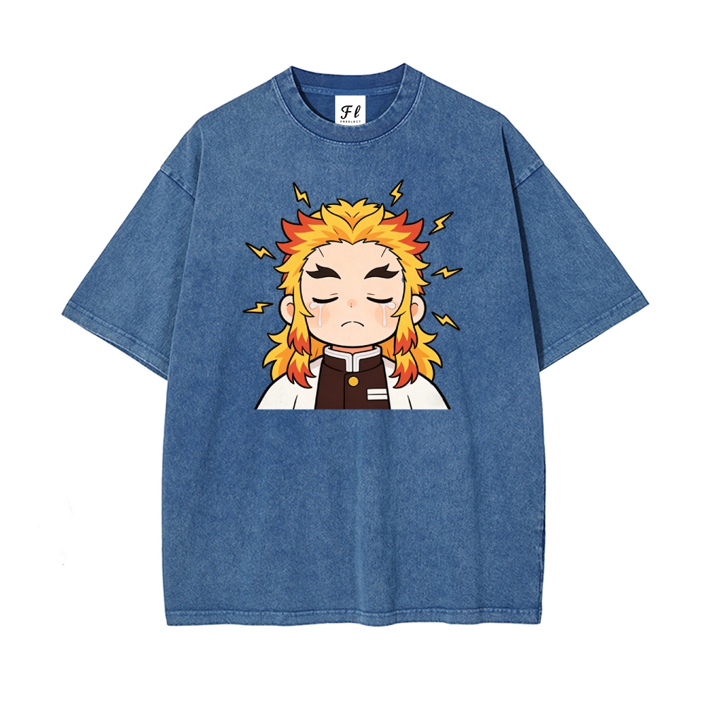 Vintage Oversized T-Shirt Demon Slayer