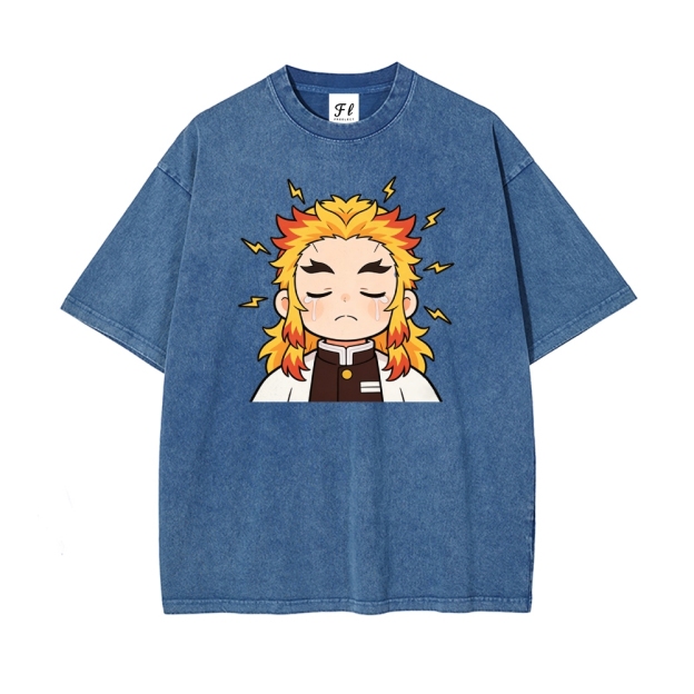 Vintage Oversized T-Shirt Demon Slayer