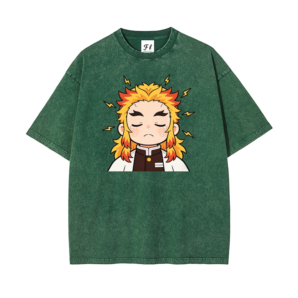 Vintage Oversized T-Shirt Demon Slayer