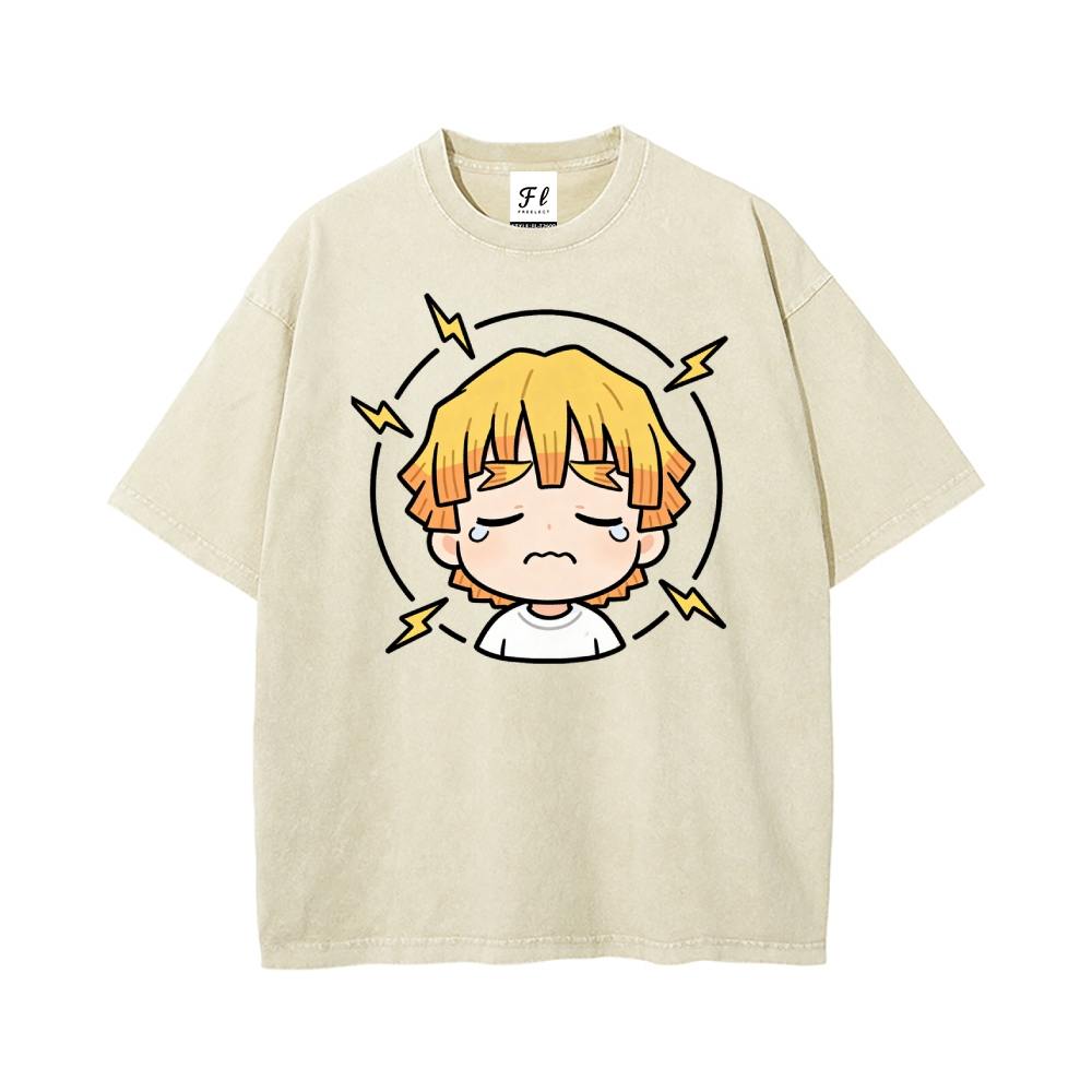 Vintage Oversized T-Shirt Demon Slayer