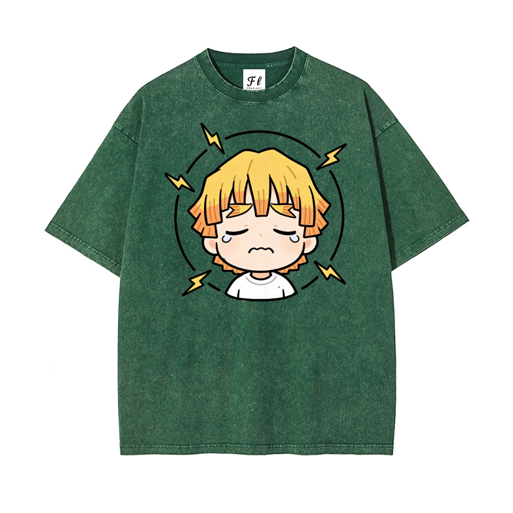 Vintage Oversized T-Shirt Demon Slayer