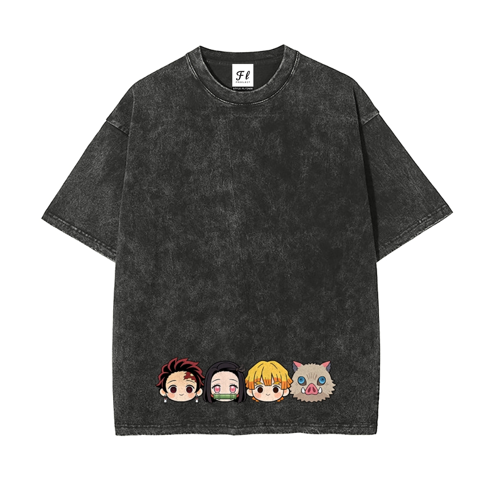 Vintage Oversized T-Shirt Demon Slayer