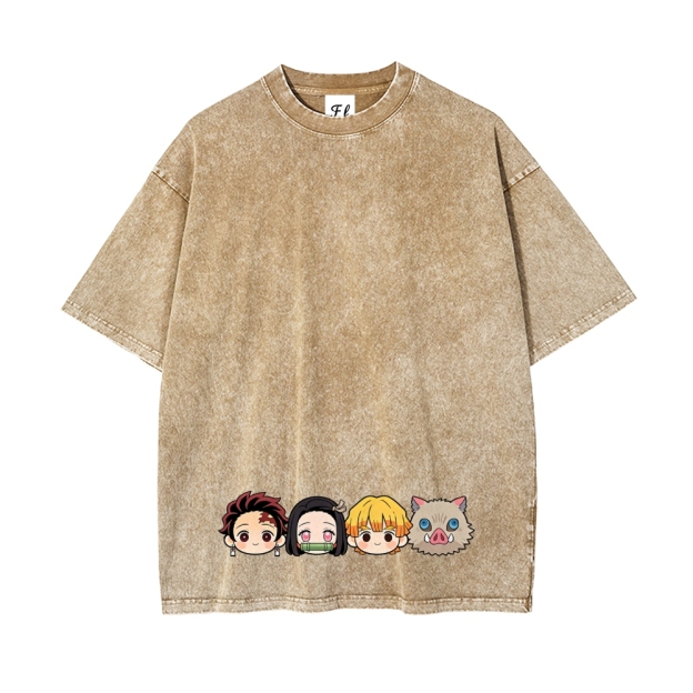 Vintage Oversized T-Shirt Demon Slayer