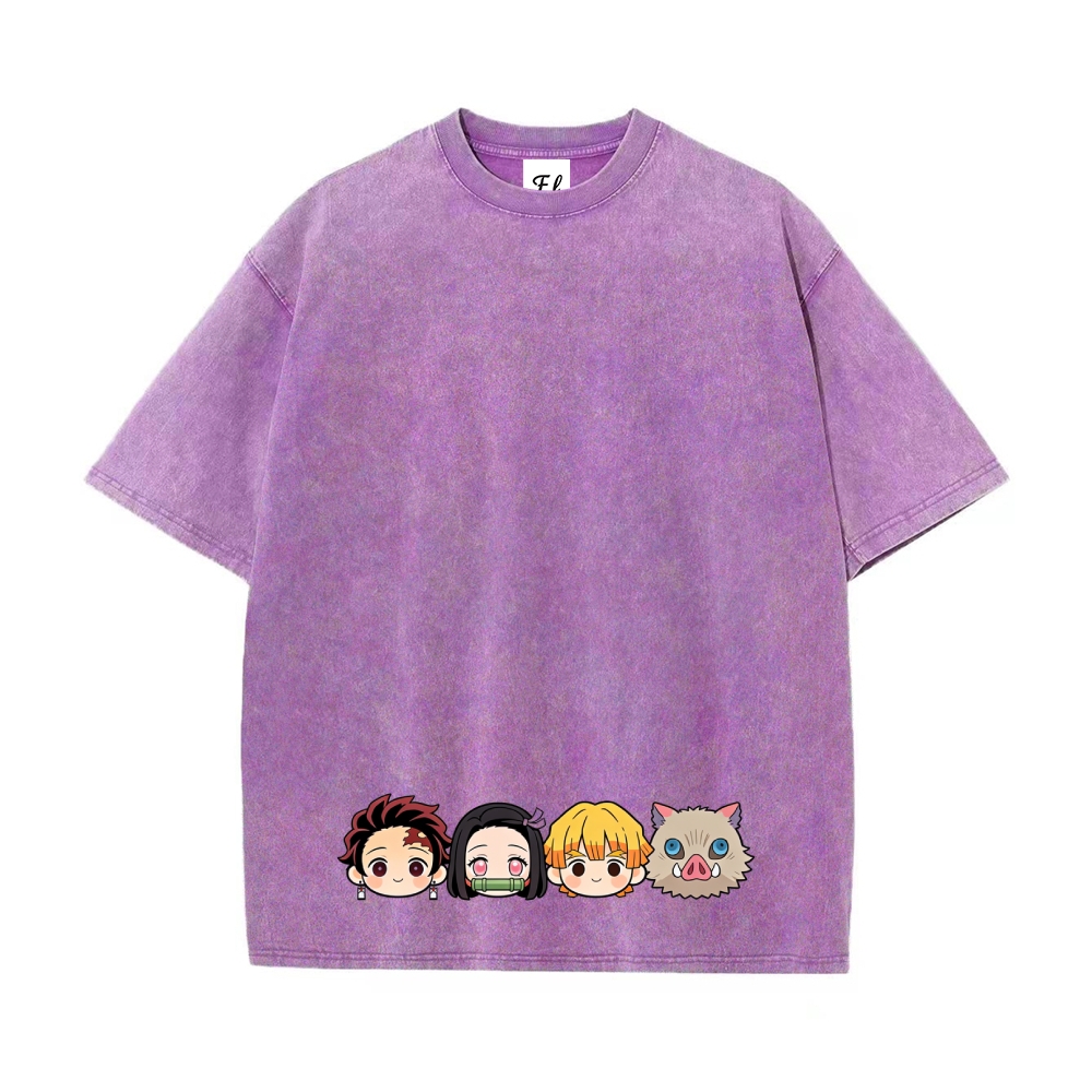 Vintage Oversized T-Shirt Demon Slayer